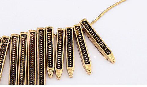 Punk Cute Long Rivet Pendant Women's Alloy Necklace