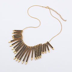 Punk Cute Long Rivet Pendant Women's Alloy Necklace