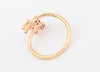 Sweet Chic Style Rhinestoned Women's Two Butterflies Shape Ring