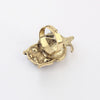 Punk Cute Rhinestoned Women's Standing Night Owl Alloy Finger Ring