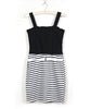 Stripe Cotton Blend Sleeveless Spaghetti Strap Sexy Style Women's Dress
