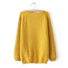 Little Girl Acrylic Pullover Sweater YELLOW