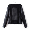 Aggressive Black Slim Fit Leather Women's Jacket