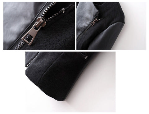 Aggressive Black Slim Fit Leather Women's Jacket