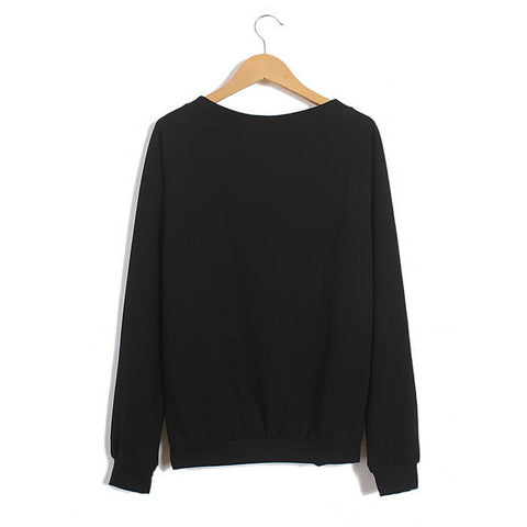 Long Sleeves Round Neck Gorgeous Diamond Pattern Loose-Fitting Casual Women's Sweater