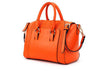 Leather Crocodile Style Handbag JACINTH