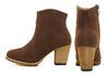 Simple Style Zipper and Chunky Heel Design Women's Boots BROWN