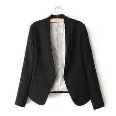 Blazer for Women Open Front BLACK