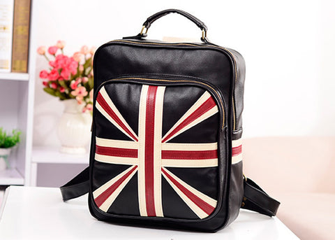 Women's Backpack Satchel UK Flag United Kingdom British London English
