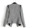 Women's Blazer Open Front Winter Deep Gray